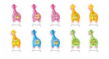 Grining Giraffe - Kids Pendulum Desk Clock