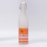 Opaque Glass Bottle with Cork (1000 ml) (Mix Colors)