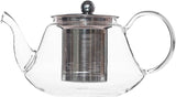 Conical Glass Tea Pot with Stainless Steel Filter & Lid (1000 ml)