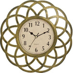 Scallops Decorative Grande Wall Clock (Golden) (Large)