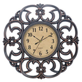 Decorative Graceful Grande Wall Clock (Black) (Large)