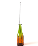 2-Tone Hanging Bottle Candle Stand - Green & Orange (Pack of 2)