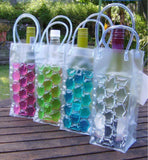 Wine & Water Bottle Cooling Bag - Green