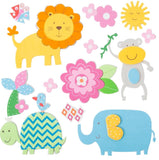 3D Wall Decor Stickers - Happy Animals