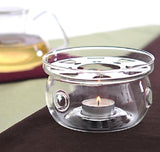 Glass & Stainless Steel Food & Kettle Warmer Base