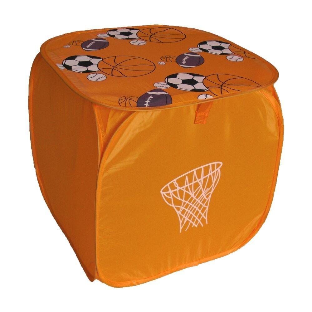 Kids Storage Cube - Orange Sport Ball