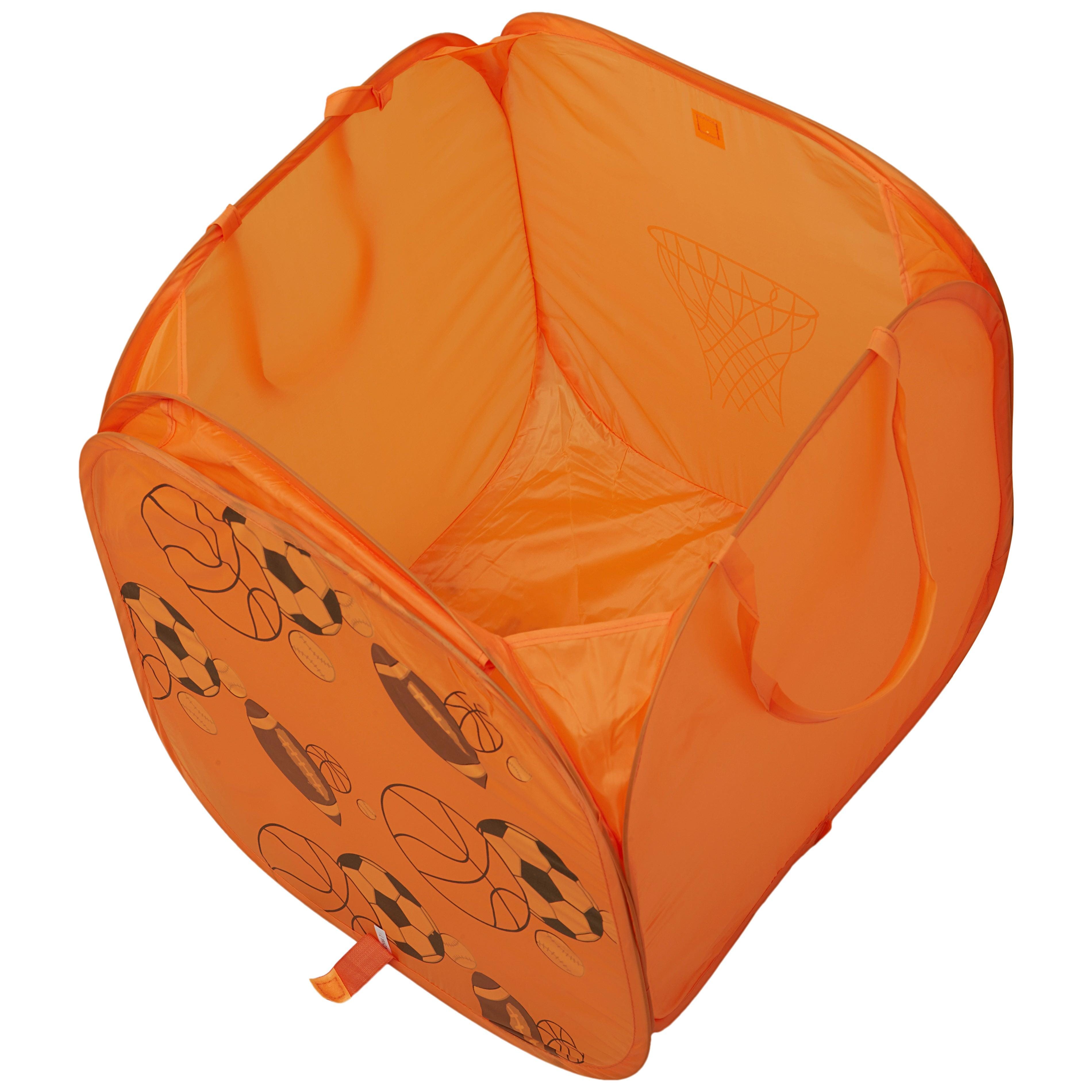 Kids Storage Cube - Orange Sport Ball