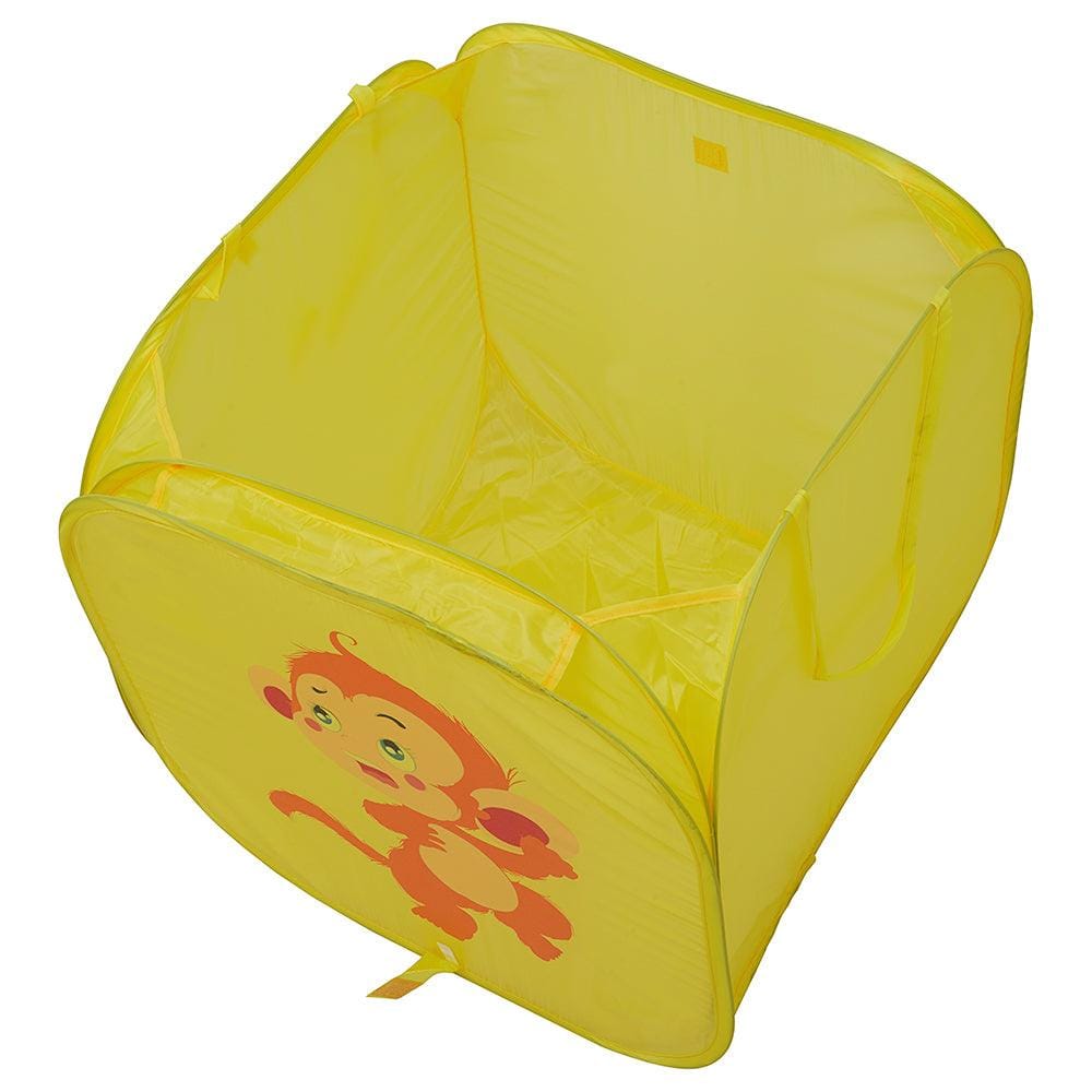 Kids Storage Cube - Yellow Monkey