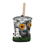Momo Cow Resin Kitchen Roll Dispenser & Towel Holder