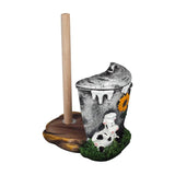Momo Cow Resin Kitchen Roll Dispenser & Towel Holder