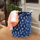 Sea Sun Fun (Blue & White) Laundry Basket