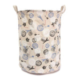 Travel Stamps Laundry Basket