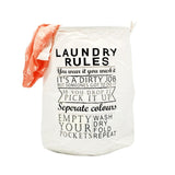 Laundry Rules (Beige) Laundry Basket