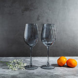 Smokey Gray Wine Glass Set (350 ml) (Pack of 2)