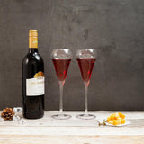 Elance High Class Tulip Wine Glass Set (180 ml) (Pack of 2)