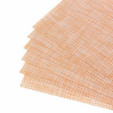 Malakos Bold 6 Washable Table Mat Set (Peach)