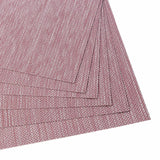 Malakos Bold 6 Washable Table Mat Set (Rose Gold & Pink)