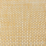 Malakos Checkered 6 Washable Table Mat Set (Pine Brown)
