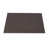 Malakos Concentrix 6 Washable Table Mat Set (Charcoal Gray)