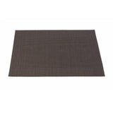 Malakos Concentrix 6 Washable Table Mat Set (Charcoal Gray)