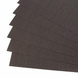 Malakos Concentrix 6 Washable Table Mat Set (Charcoal Gray)