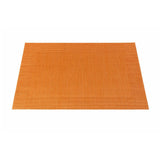 Malakos Concentrix 6 Washable Table Mat Set (Marmalade Orange)