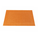 Malakos Concentrix 6 Washable Table Mat Set (Marmalade Orange)
