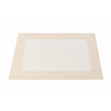 Malakos Concentrix 6 Washable Table Mat Set (Oat Brown)
