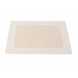 Malakos Concentrix 6 Washable Table Mat Set (Oat Brown)