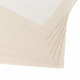 Malakos Concentrix 6 Washable Table Mat Set (Oat Brown)