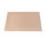 Malakos Concentrix 6 Washable Table Mat Set (Plaster Light Brown)
