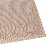 Malakos Elegant 6 Washable Table Mat Set (Fawn Brown)