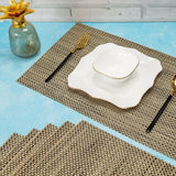 Malakos Elegant 6 Washable Table Mat Set (Greige Gray)