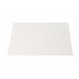 Malakos Hollow Squares 6 Washable Table Mat Set (White)