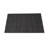 Malakos Overlaps 6 Washable Table Mat Set (Black)