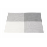 Malakos Triax 6 Washable Table Mat Set (Light & Dark Gray)