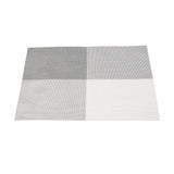 Malakos Triax 6 Washable Table Mat Set (Light & Dark Gray)