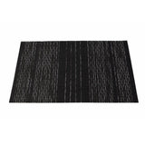 Malakos Wirey Lined 6 Washable Table Mat Set (Black & White)