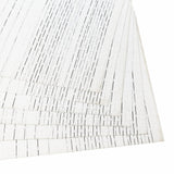 Malakos Wirey Lined 6 Washable Table Mat Set (White)