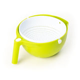 Mesh Drainer Bowls (Green & White)