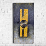Abstract Golden Art - Oil Painting on Canvas (Hand Painted)