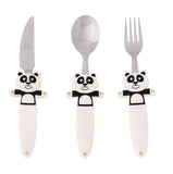 Funky Kids Cutlery Set - Panda (3 Piece Set)