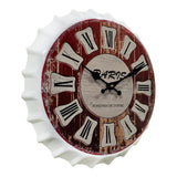 Paris - Aluminium Bottle Cap Wall Clock (Multicolor)