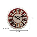 Paris - Aluminium Bottle Cap Wall Clock (Multicolor)