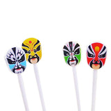 Funky Multicolor Masks Party Picks (Pack of 12)