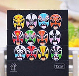 Funky Multicolor Masks Party Picks (Pack of 12)