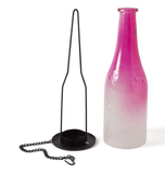 2-Tone Hanging Bottle Candle Stand - Pink & White (Pack of 2)