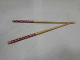 5 Pairs Bamboo Wood Re-Usable Chopsticks Set (Blue & Red)