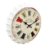 Roman - Aluminium Bottle Cap Wall Clock (Multicolor)