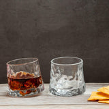Rhombus Rotating Whiskey Glass Set (150 ml) (Pack of 6)